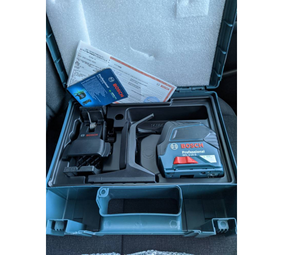 Комбинированный лазерный нивелир Bosch GCL 2-15G + RM1 + кейс 0.601.066.J00 17