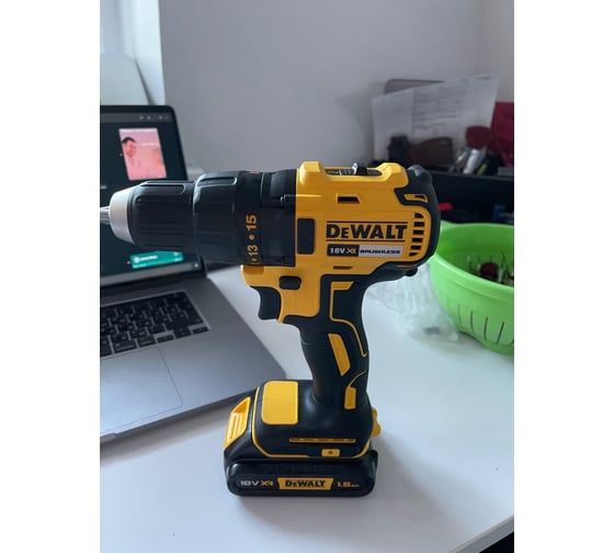 Бесщеточная дрель-шуруповерт DEWALT 18.0 В XR DCD777S2T 12