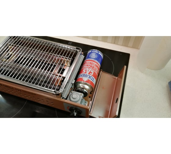 Портативный газовый гриль TOURIST MASTER GRILL TG-010 для мяса и рыбы ...
