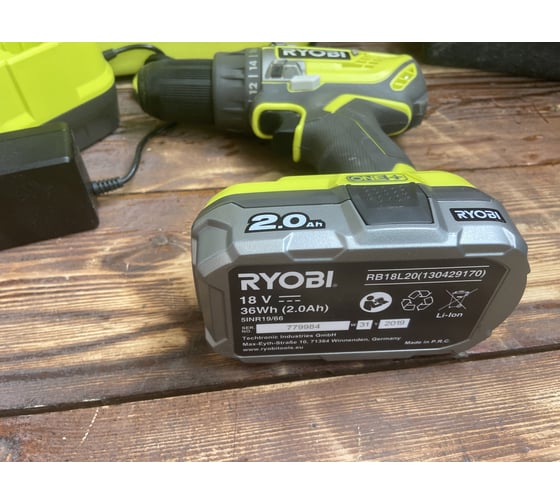 Компактная дрель-шуруповерт Ryobi ONE+ R18DD3-120S 5133003347 32