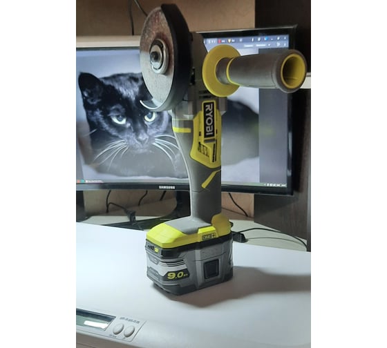 Бесщеточная углошлифмашина Ryobi ONE+ R18AG7-0 5133002852 14