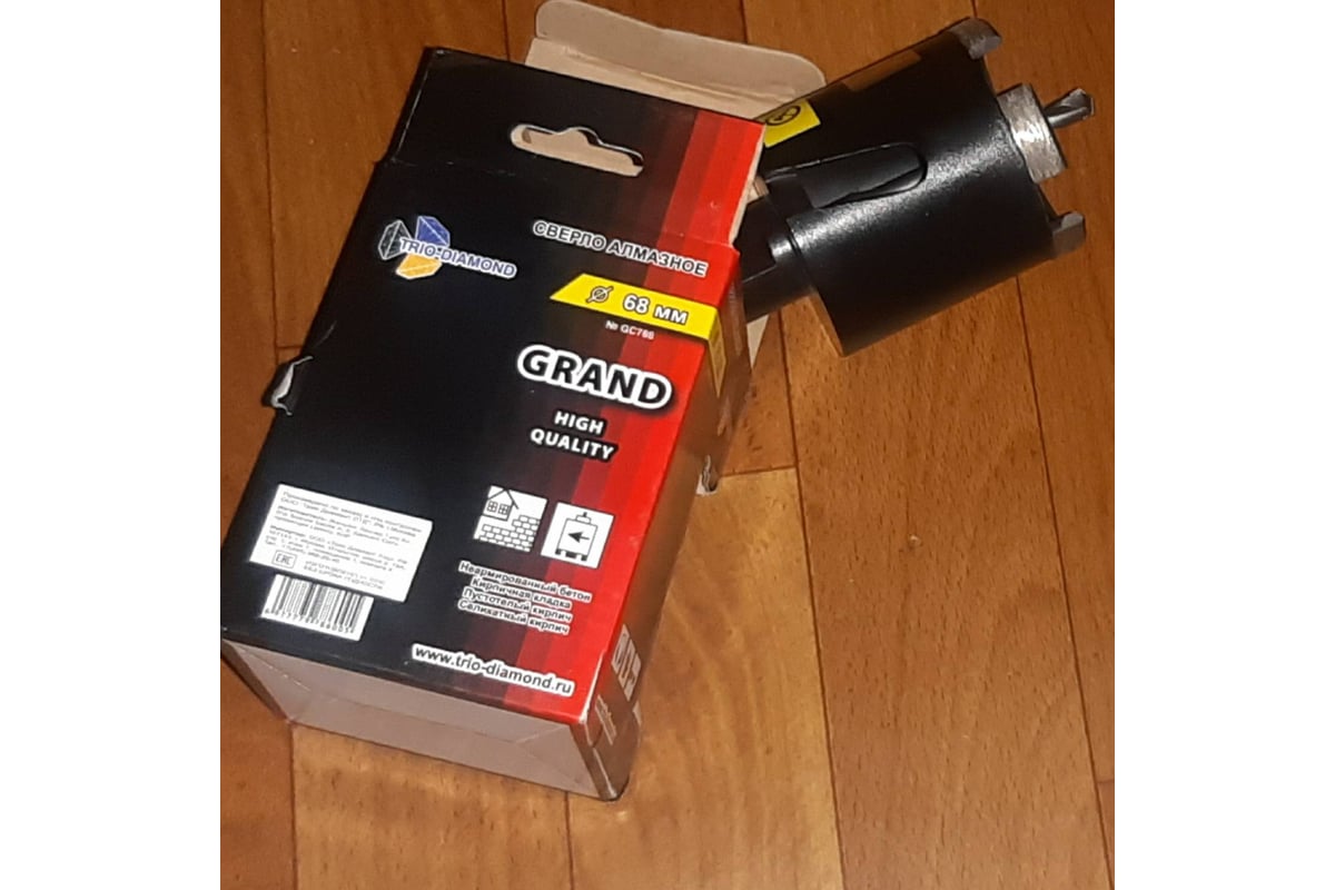 Коронка алмазная по бетону (68 мм) TRIO-DIAMOND GC786 - выгодная цена ...