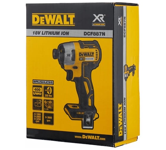 Бесщеточный импульсный шуруповерт DEWALT XR DCF887N 51
