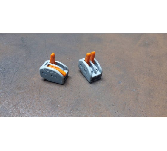 Соединительная клемма WAGO 2-х проводная 222-412 20 шт. 2530 - выгодная ...