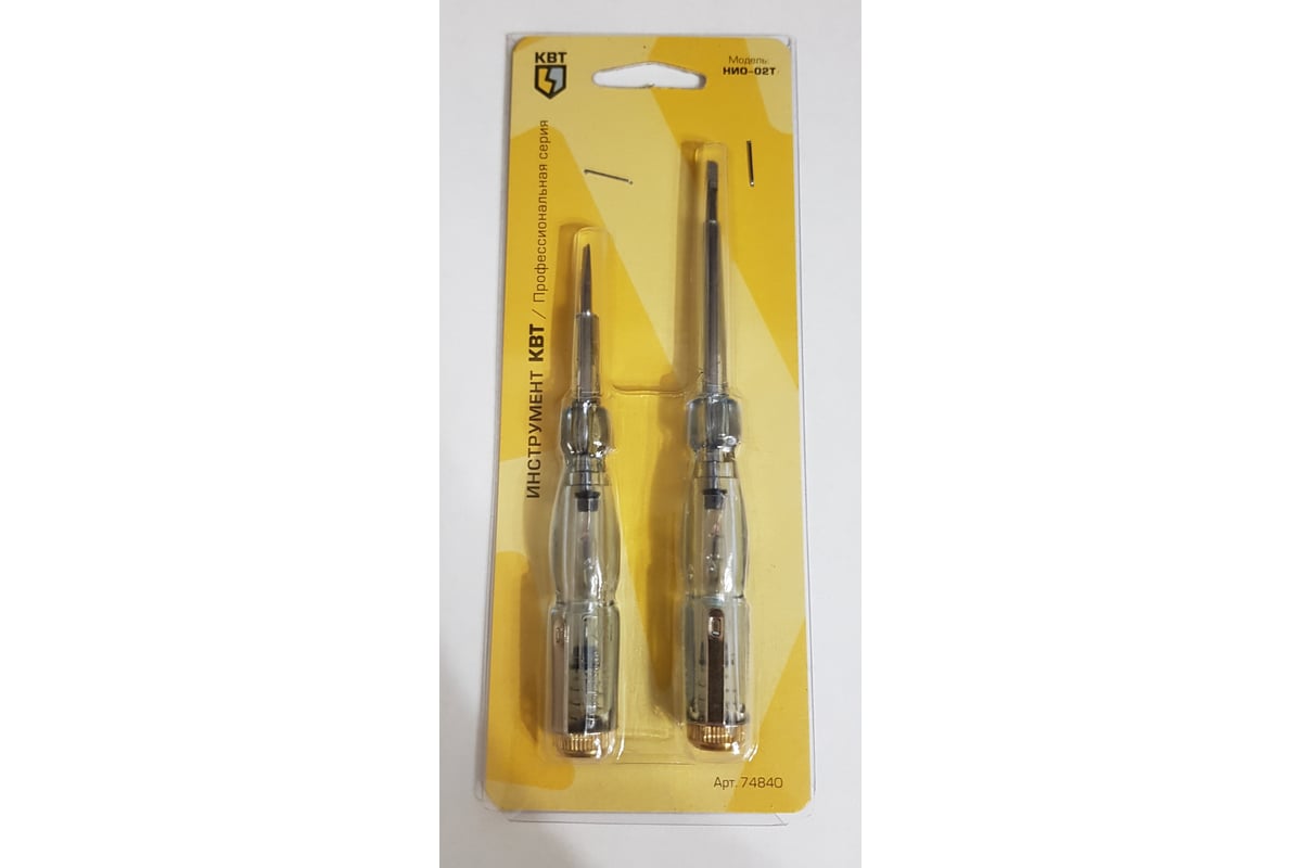 Набор индикаторных отверток КВТ НИО-02Т 74840 - выгодная цена, отзывы ...