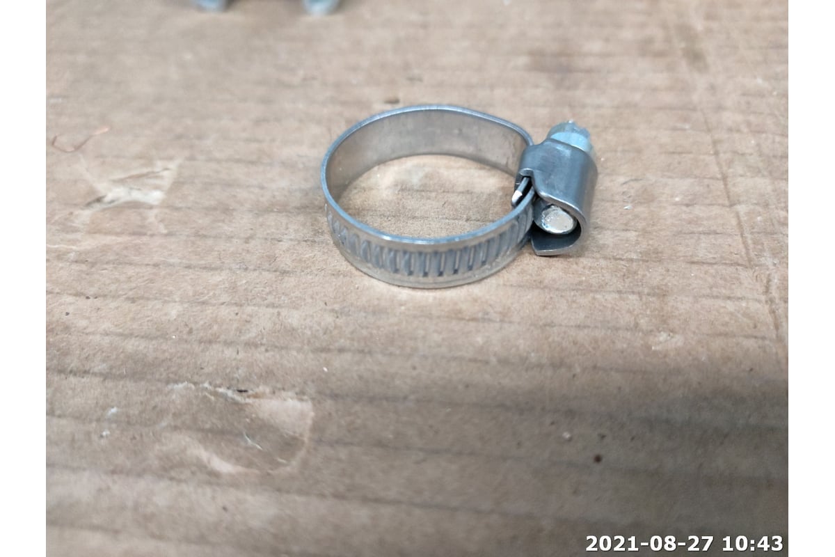 Обжимной хомут из нержавеющей стали Tech-Krep 16х27 2шт - ярлык 104044 ...