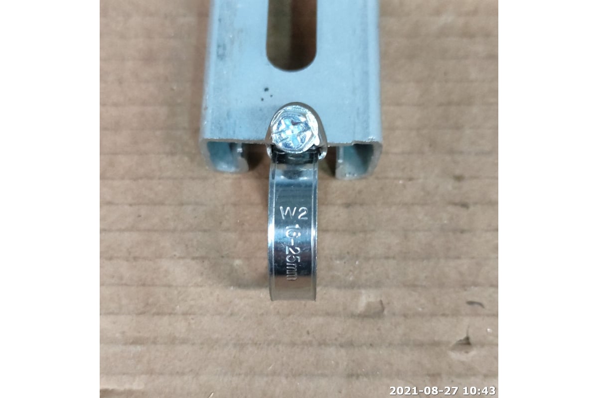 Обжимной хомут из нержавеющей стали Tech-Krep 16х27 2шт - ярлык 104044 ...