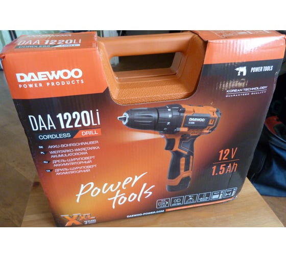 Аккумуляторная дрель-шуруповерт DAEWOO DAA 1220 LI 11