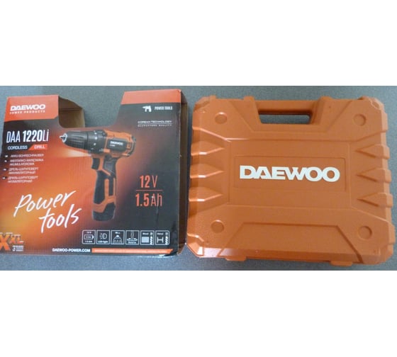 Аккумуляторная дрель-шуруповерт DAEWOO DAA 1220 LI 12
