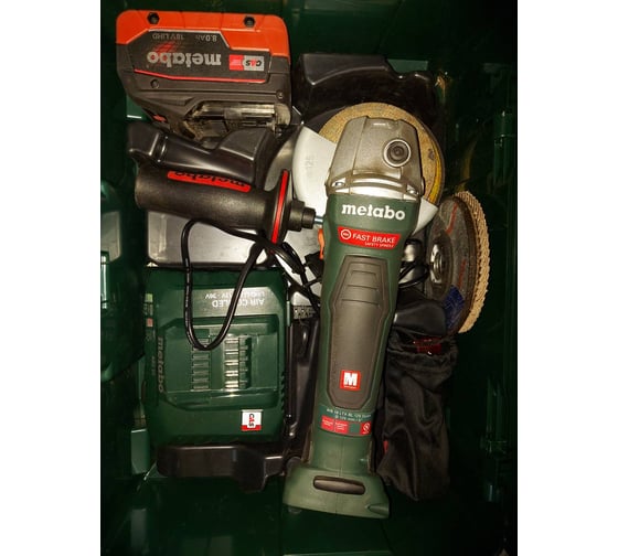 Машина шлифовальная угловая metabo wb 18 ltx bl 125 quick t03360. Смотреть фото Машина шлифовальная угловая metabo wb 18 ltx bl 125 quick t03360. Смотреть картинку Машина шлифовальная угловая metabo wb 18 ltx bl 125 quick t03360. Картинка про Машина шлифовальная угловая metabo wb 18 ltx bl 125 quick t03360. Фото Машина шлифовальная угловая metabo wb 18 ltx bl 125 quick t03360
