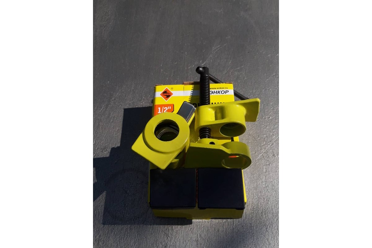 Струбцина 1/2 дюйма (трубная) Энкор 20067 - выгодная цена, отзывы ...