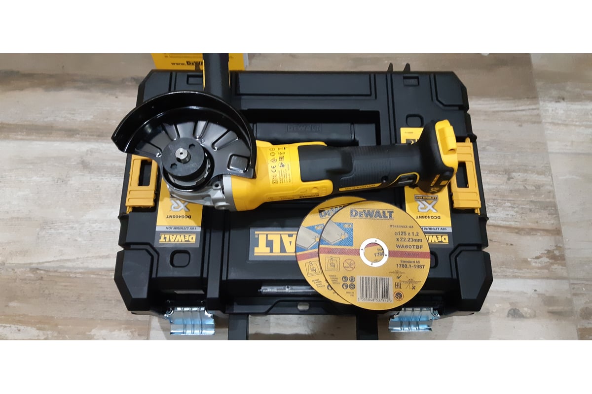  угловая шлифмашина DEWALT DCG405NT - выгодная цена, отзывы .