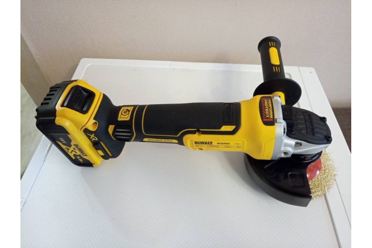  угловая шлифмашина DEWALT DCG405NT - выгодная цена, отзывы .