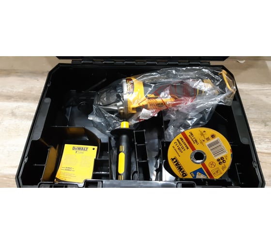 Бесщеточная угловая шлифмашина DEWALT DCG405NT 94