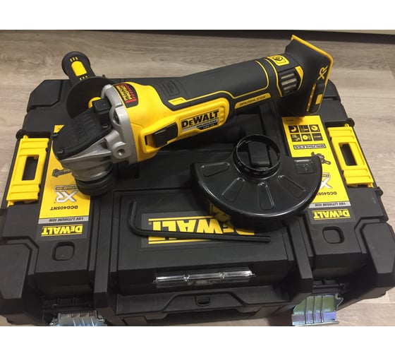 Бесщеточная угловая шлифмашина DEWALT DCG405NT 87