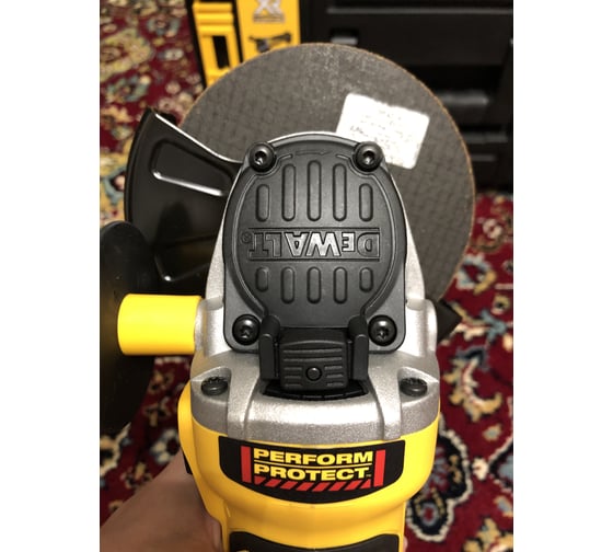 Бесщеточная угловая шлифмашина DEWALT DCG405NT 49