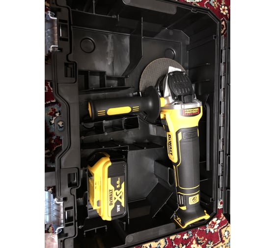 Бесщеточная угловая шлифмашина DEWALT DCG405NT 54