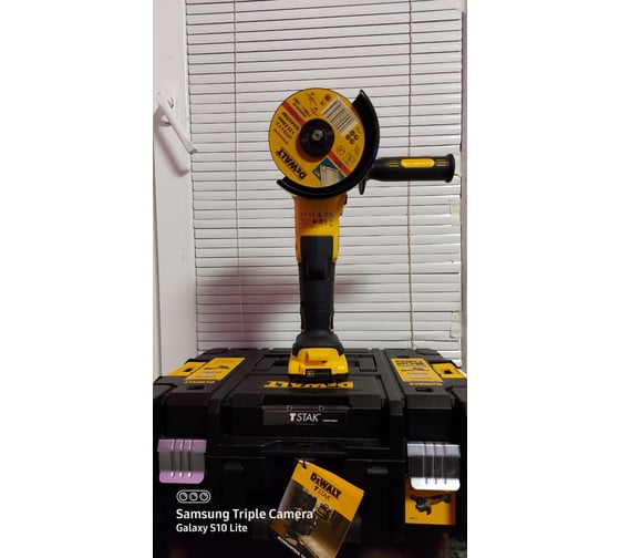 Бесщеточная угловая шлифмашина DEWALT DCG405NT 23
