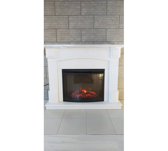 Электрический камин RealFlame Evelina 25,5 WT+Evrika 25,5 LED 10014968 8