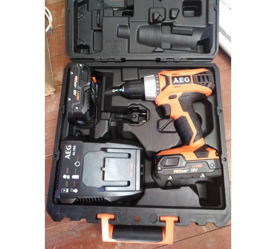 Дрель аккумуляторная aeg bs