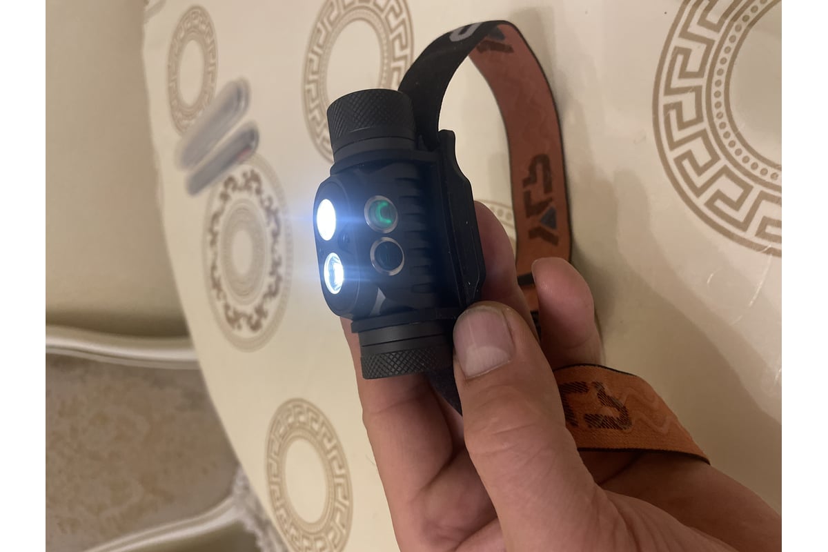 Фонарь ЯРКИЙ ЛУЧ YLP PANDA 3 налобный CREE XP-L HI+XP-G3 max.1100лм ...