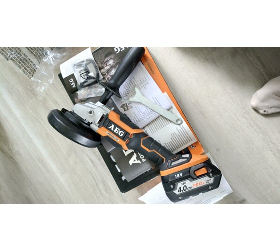 Бесщеточная угловая шлифмашина AEG BEWS18-125BL-0 4935464414 29