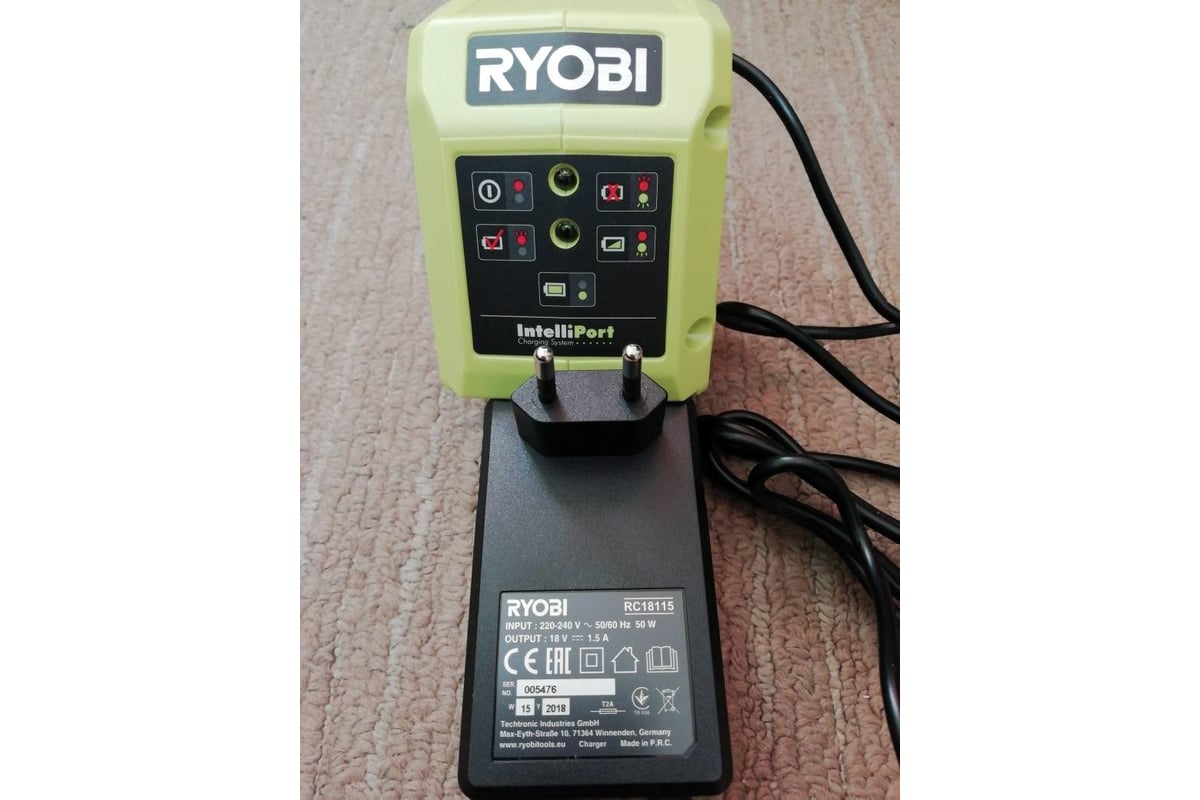 Ryobi аккумулятор 18в one