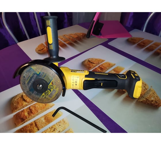 Бесщеточная угловая шлифмашина DEWALT 18 В XR DCG406N 78