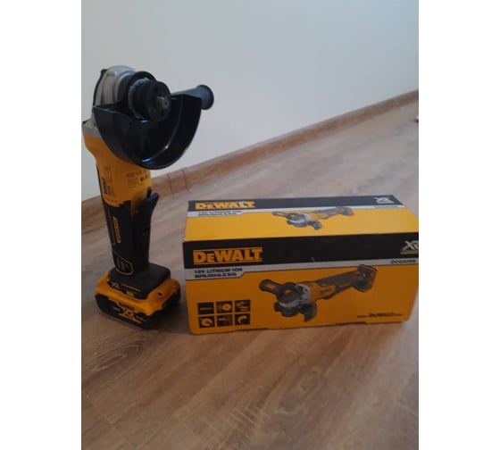 Бесщеточная угловая шлифмашина DEWALT 18 В XR DCG406N 64