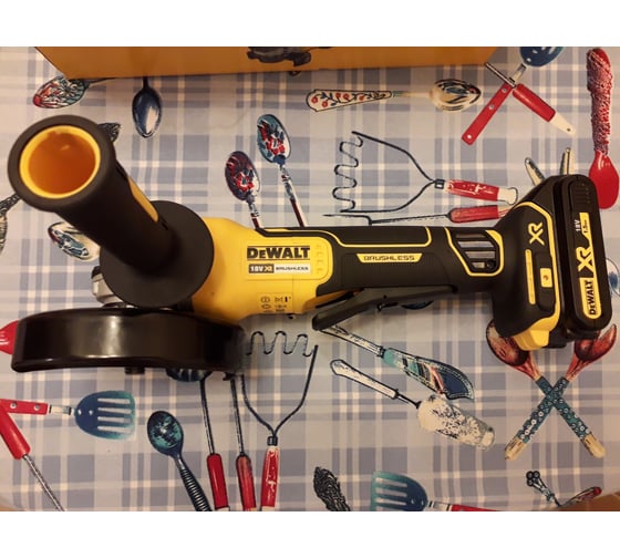Бесщеточная угловая шлифмашина DEWALT 18 В XR DCG406N 59