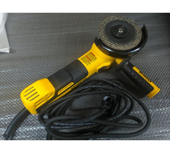 Бесщёточная угловая шлифмашина DEWALT DWE4357-QS 11