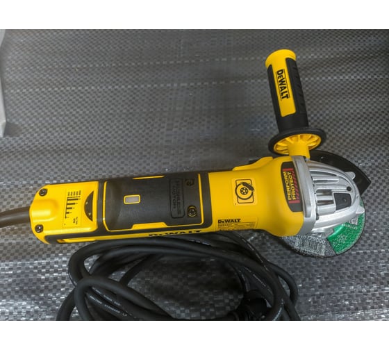 Бесщёточная угловая шлифмашина DEWALT DWE4357-QS 13