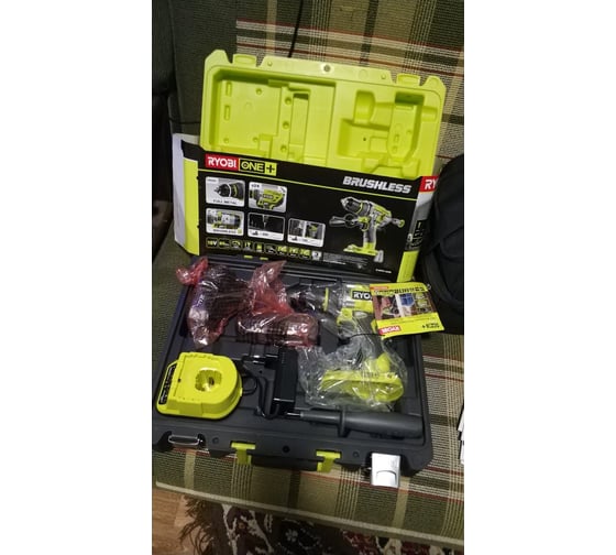 Бесщеточная ударная дрель-шуруповерт Ryobi ONE+ R18PD7-220B 5133004295 18
