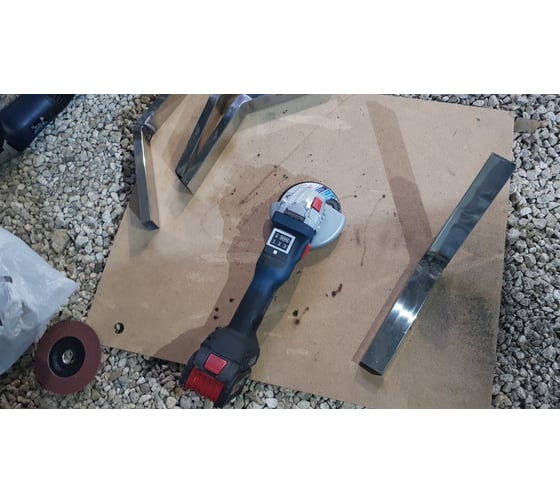 Аккумуляторная угловая шлифовальная машина bosch gws 18v 10