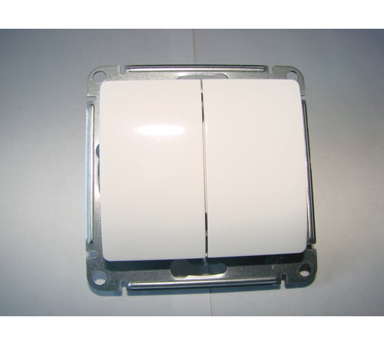 2-клавишный механизм переключателя Schneider Electric СП Glossa сх.6 10AX белый GSL000165 6