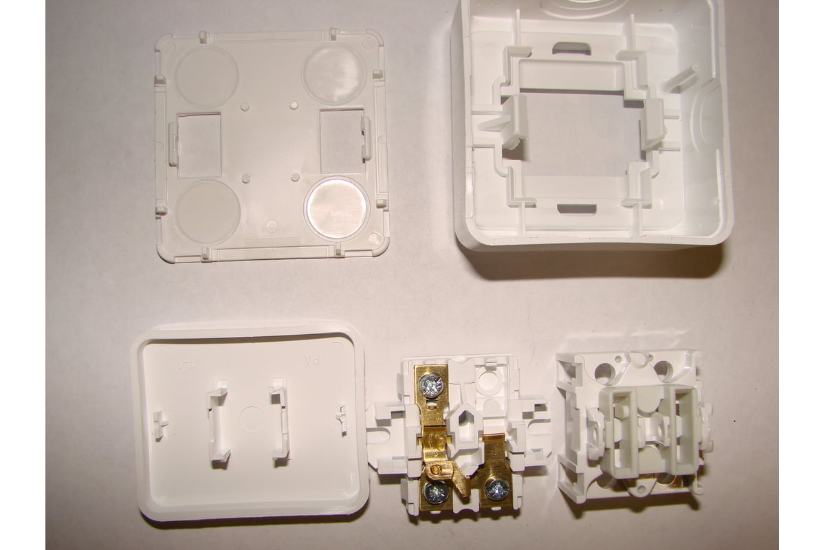 1-клавишный переключатель Systeme Electric ОП Этюд 10А белый BA10-004B ...