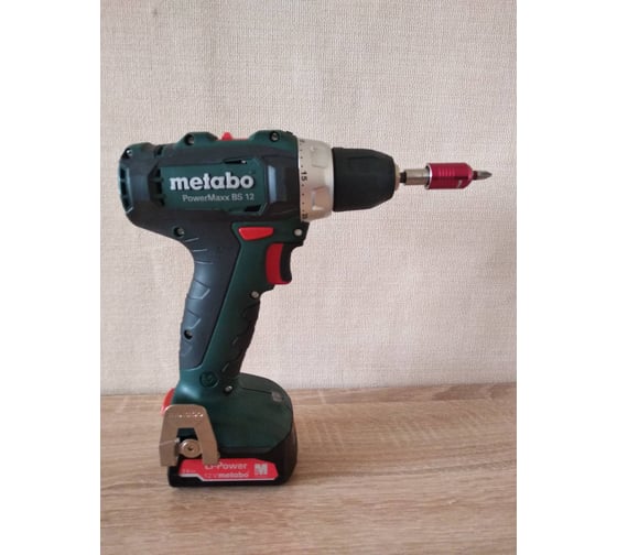 Аккумуляторная дрель-шуруповерт Metabo PowerMaxx BS 12 601036500 61