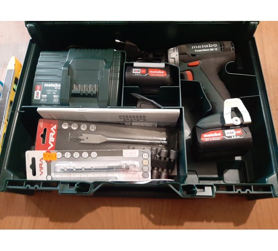 Аккумуляторная дрель-шуруповерт Metabo PowerMaxx BS 12 601036500 43