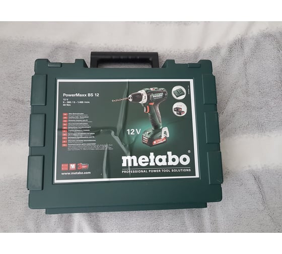 Аккумуляторная дрель-шуруповерт Metabo PowerMaxx BS 12 601036500 36