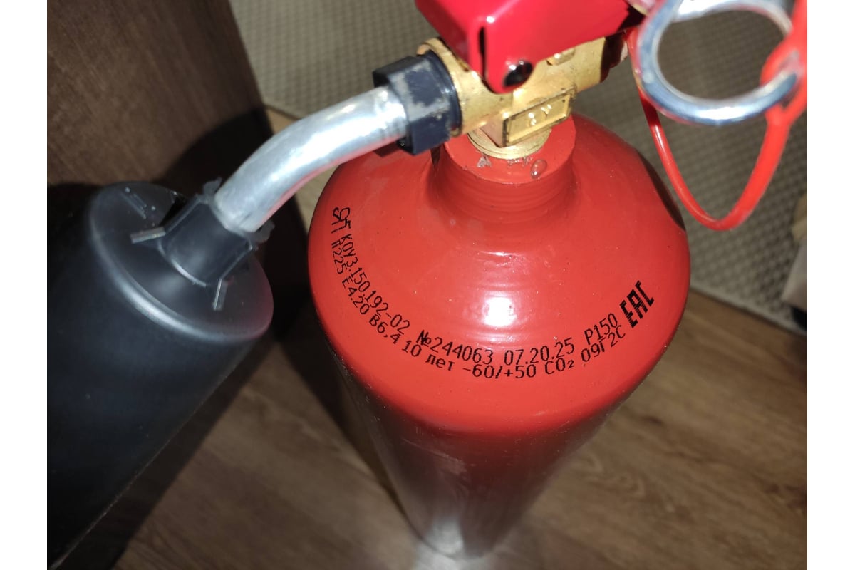 Огнетушитель углекислотный Ярпожинвест ОУ-3 ВСЕ - выгодная цена, отзывы ...