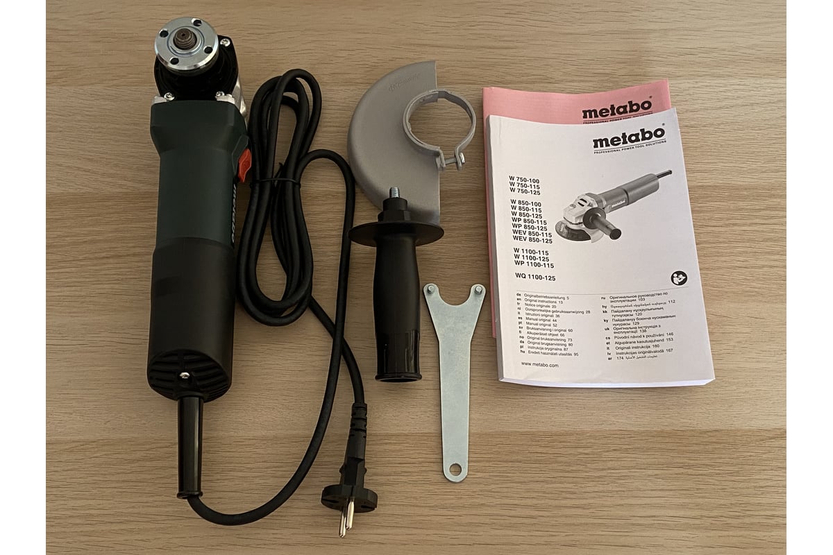 Угловая шлифмашина Metabo W 850-125 603608010 - выгодная цена, отзывы ...