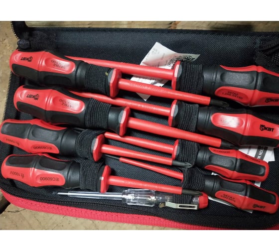 Набор диэлектрических отверток КВТ Профи НИО-09 78620 - выгодная