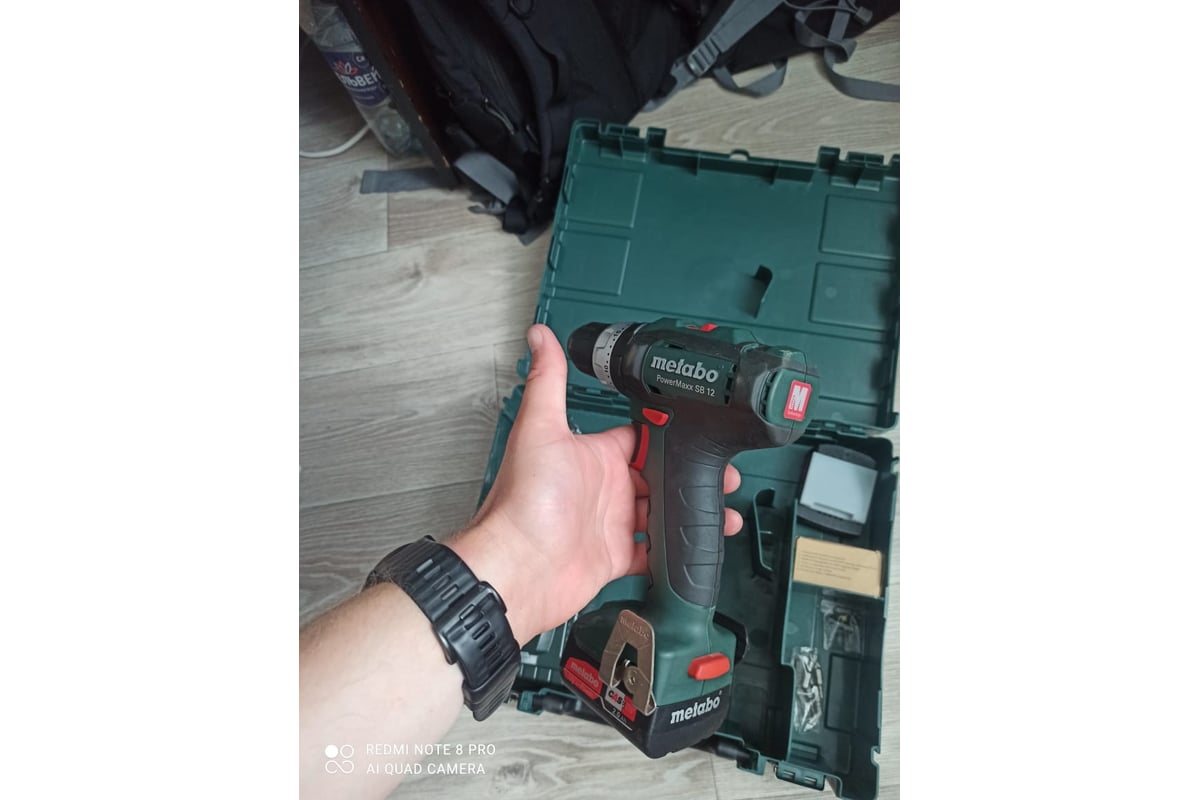 Аккумуляторная ударная дрель-шуруповерт Metabo PowerMaxx SB 12 2х2.0 ...