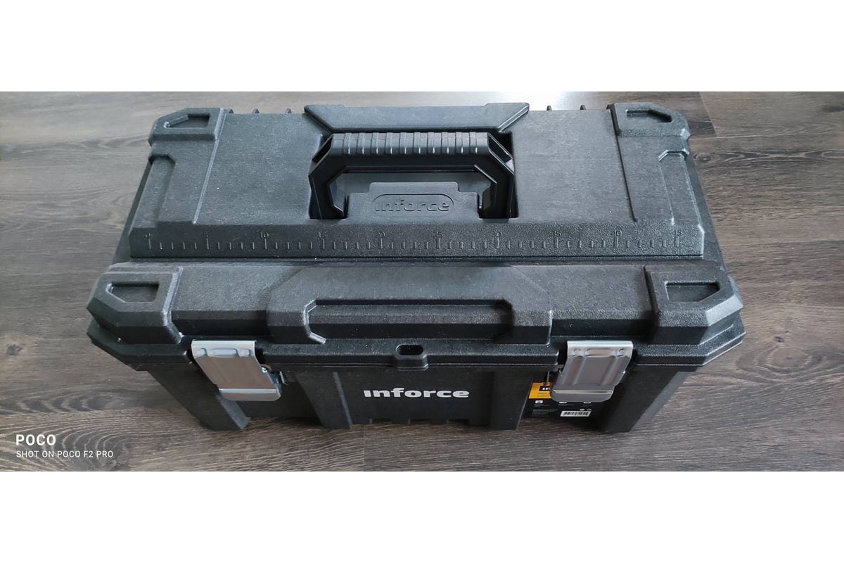 Ящик для инструмента 21" с металлическими замками Inforce 06-20-05 ...