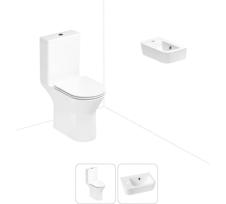 Комплекты санфаянса - купить по выгодной цене от 36362 рублей. Подобрать набор санфаянса по отзывам и характеристикам – интернет-магазин ВсеИнструменты.ру