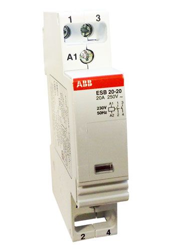 Магнитные автоматические выключатели. Модульный контактор ABB ESB 20-20. Контактор 20-11 АВВ. Контактор esb20-02n-06 модульный (20а АС-1, 2нз), катушка 230в AC/DC. Контактор модульный ABB 25а однофазный.