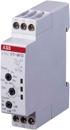 Реле времени цифровое abb Реле времени CT-MFD 0.05с-100ч 1ПК ABB 1SVR500020R0000 в Краснодаре - купить, це